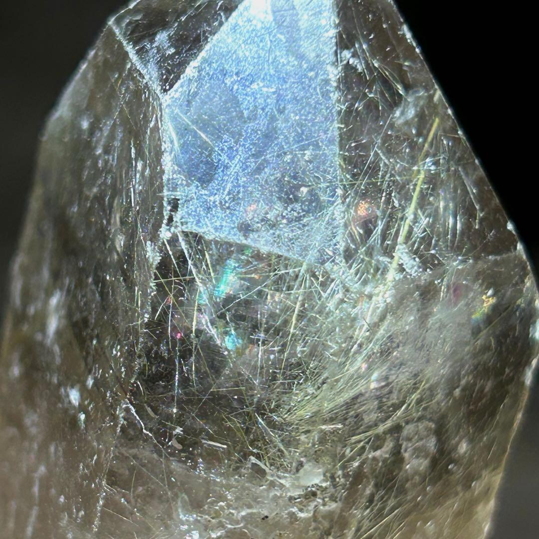 ☆別格高級品！帝王秘宝⑥！極美！スモーキー　ルチル　水晶　原石　クラスター
