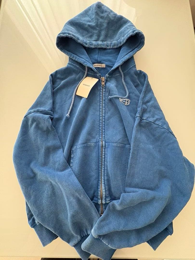 e*様 ADAMASTE ダブルジップショートフーディー【短丈】