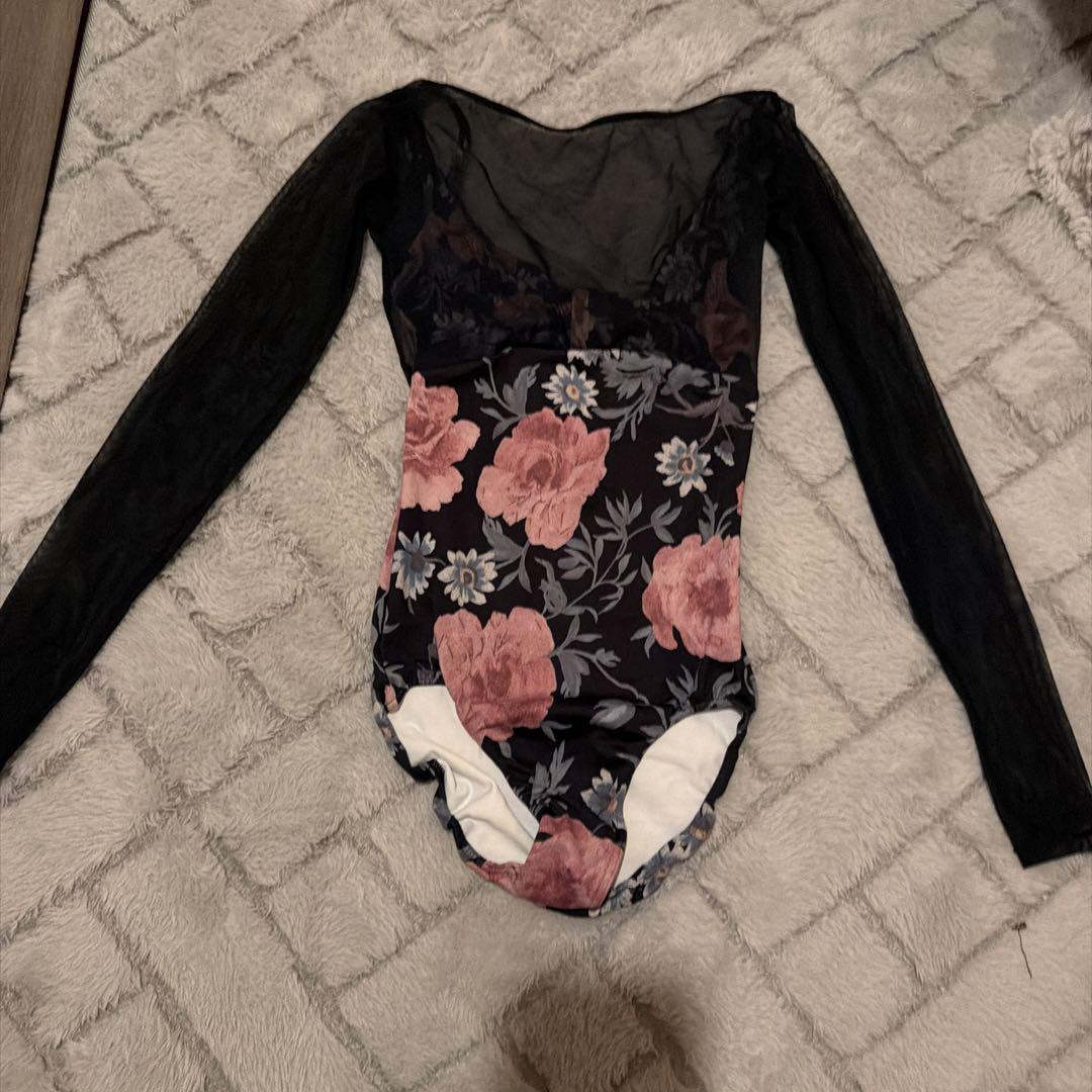 stina フラワープリント レオタード サイズP