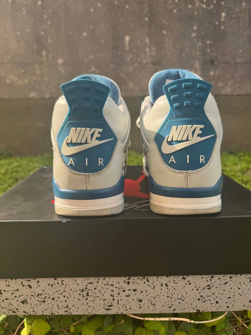 靴 Nike Air Jordan 4 Retro \"Industrial Blue