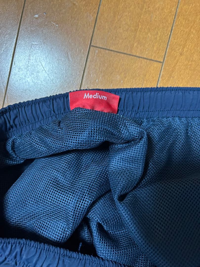 【M】SUPREME ナイロンパンツ ネイビー シャカパン