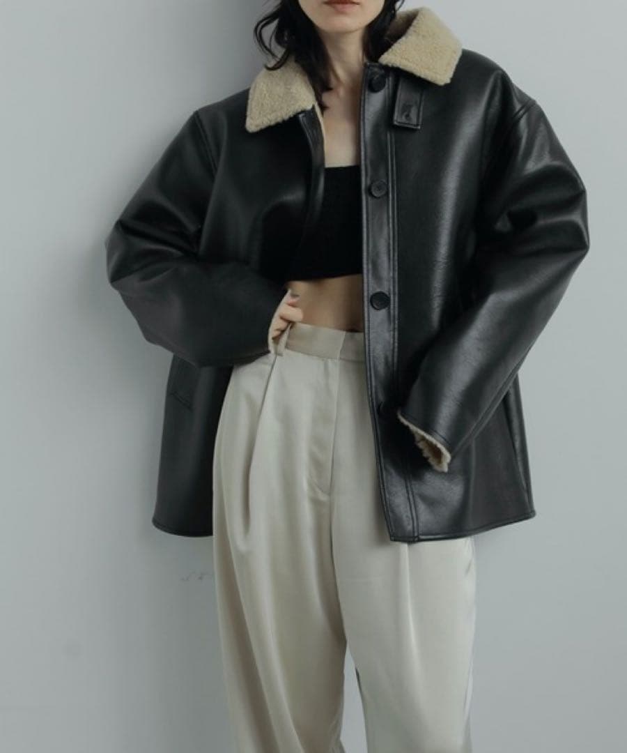 新品　anuke アンヌークBoa Flight Jacket サイズ38