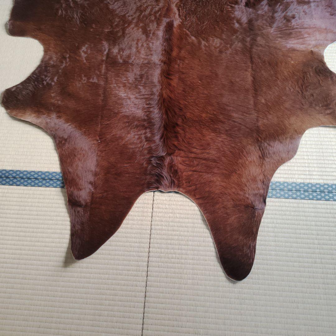 カウラグ 牛毛皮 敷物 絨毯 ラグマット