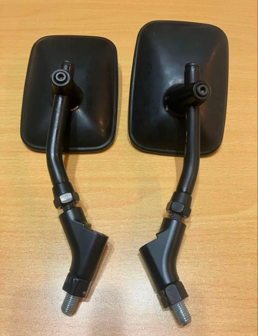 廃盤品.左右セット.ナポレオン タナックス. ネイキッドミラー 黒 10mm
