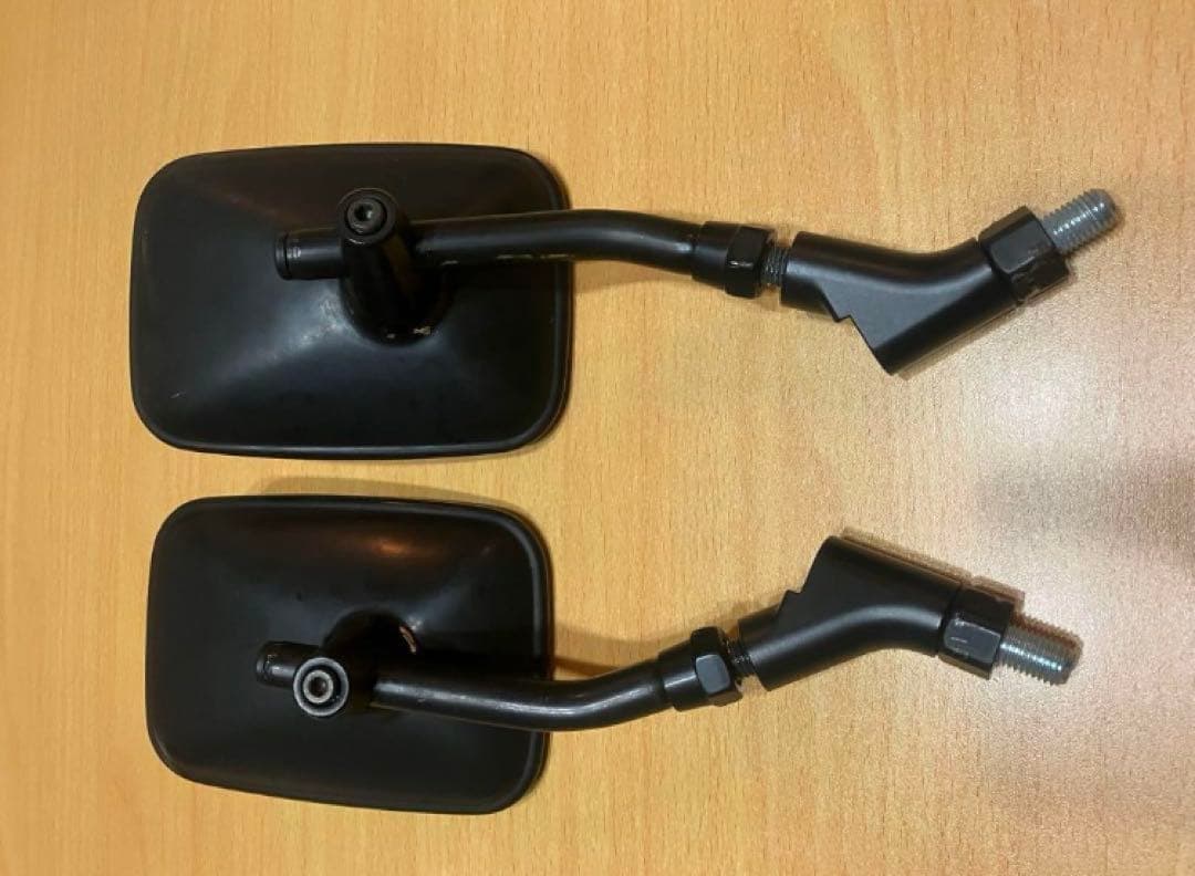 廃盤品.左右セット.ナポレオン タナックス. ネイキッドミラー 黒 10mm