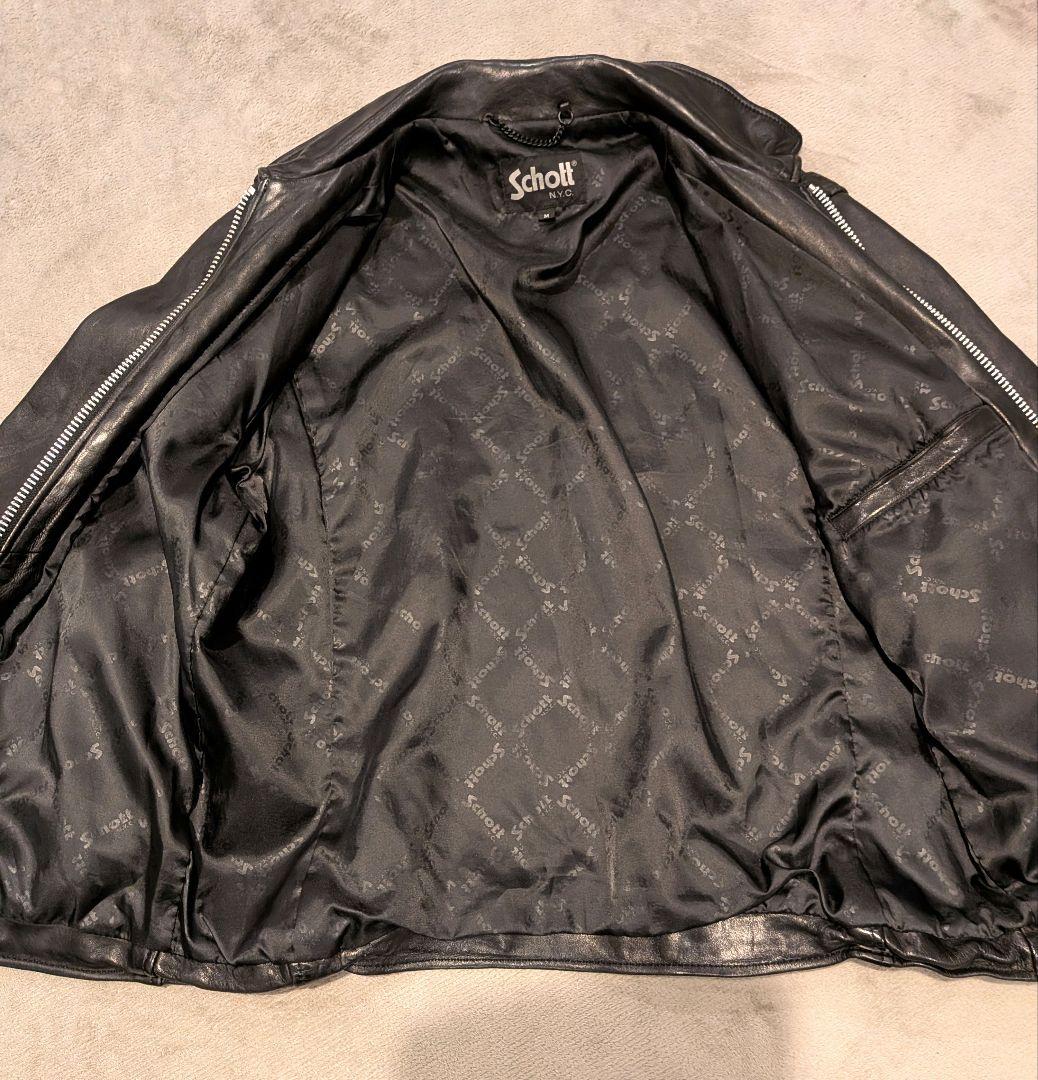 Schott　シングルライダース　レザー　ジャケット