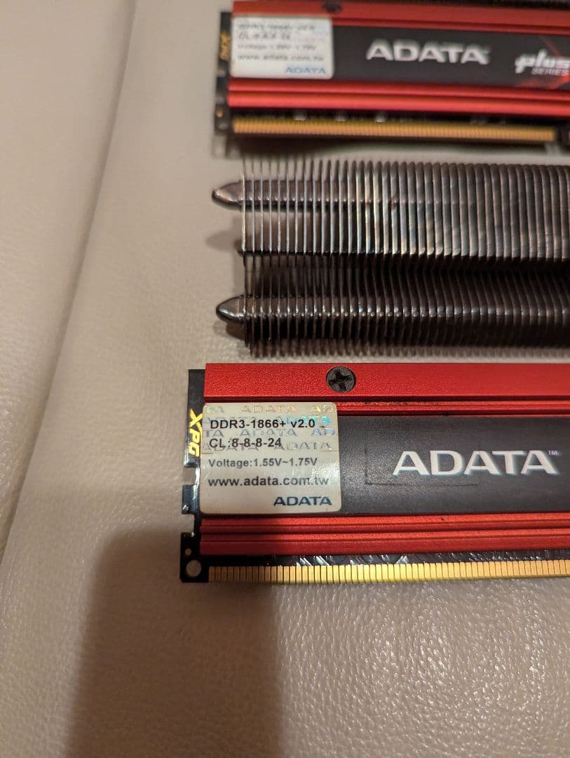希少品 ADATA DDR3 1866MHz CL8 2GB×3枚 X58向け