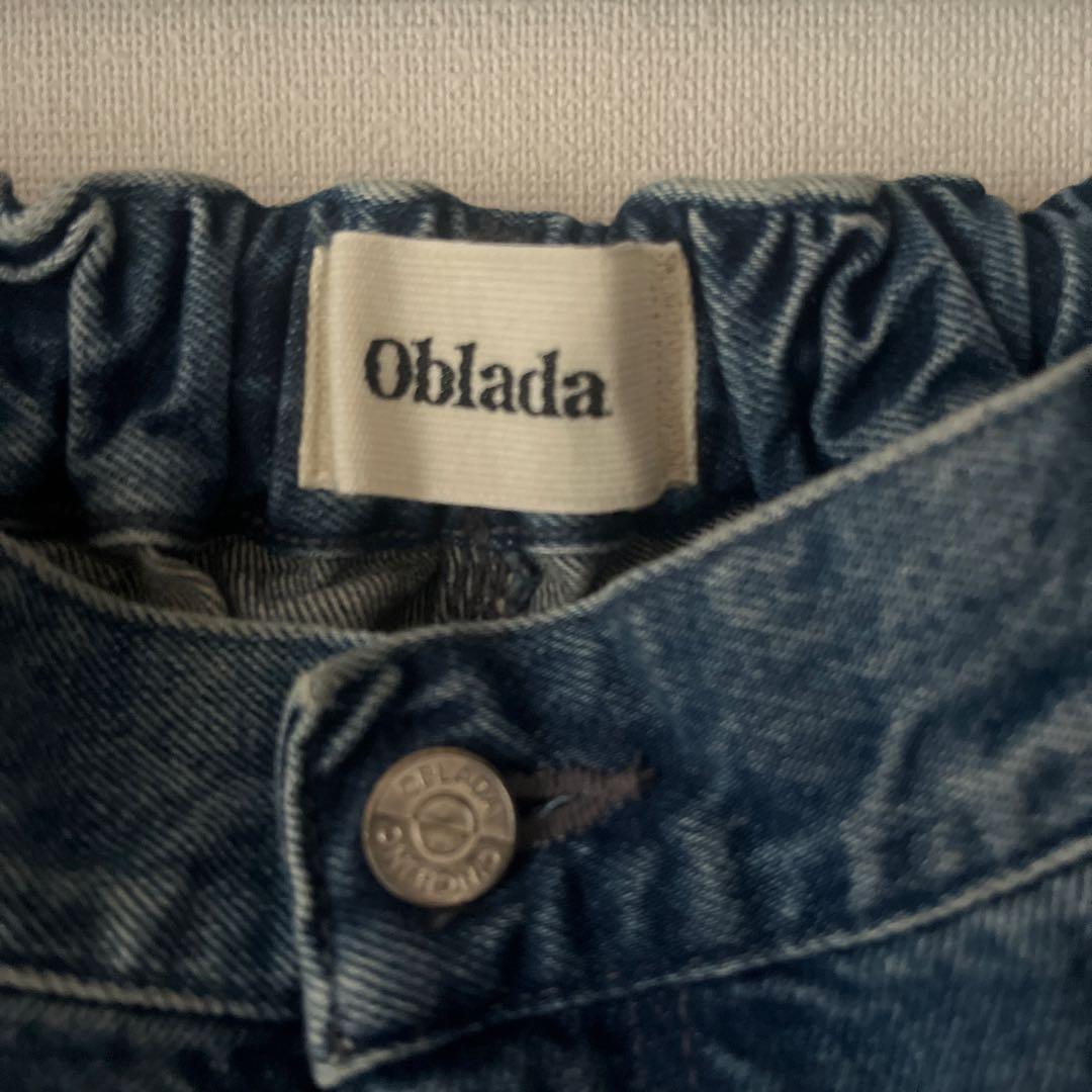 oblada SKATER JEANS タグ付き新品未使用　日本製　サイズS
