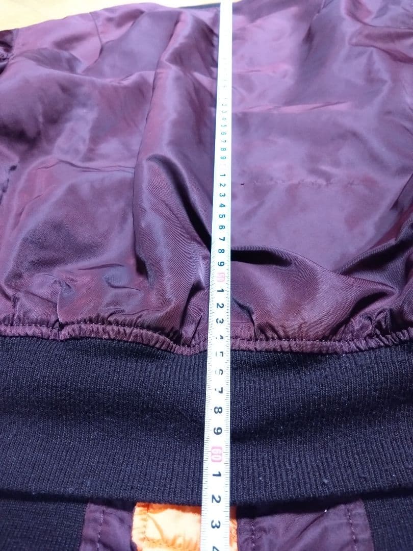 希少カラー★ 90s USA製 ALPHA MA-1 ボルドー L