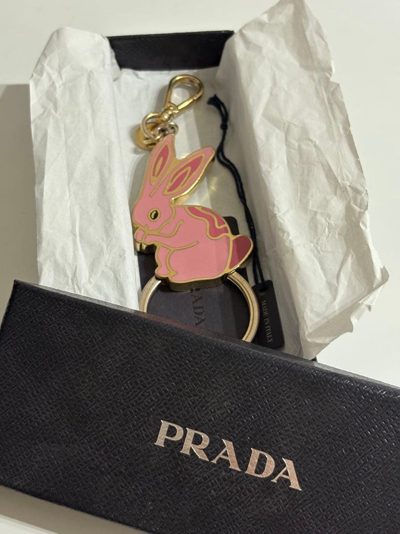 PRADA ラビット　キーリング