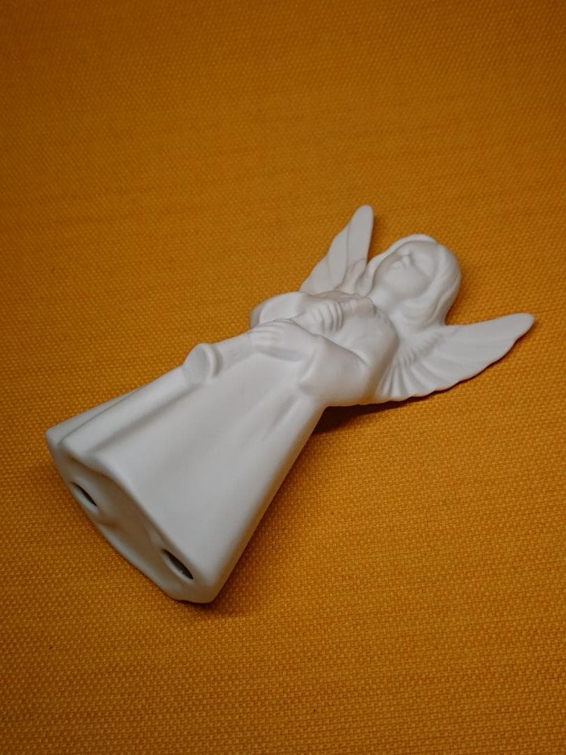 人形　天使　陶器　オブジェ　置物　インテリア　工芸品　美術品　A2654