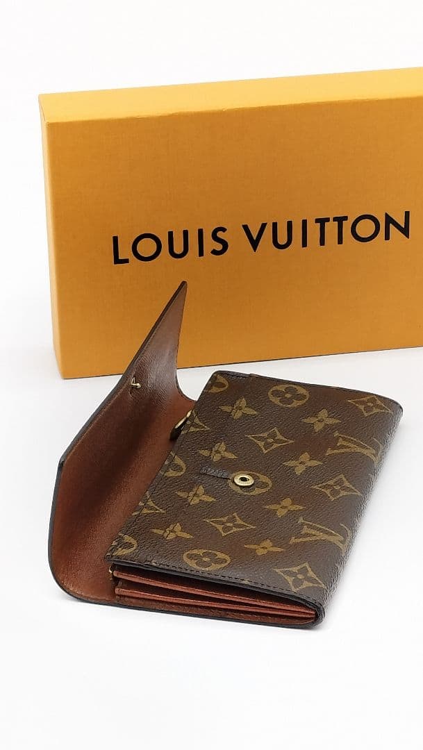 Louis Vuitton 長財布 モノグラムポシェットポルトモネクレディ