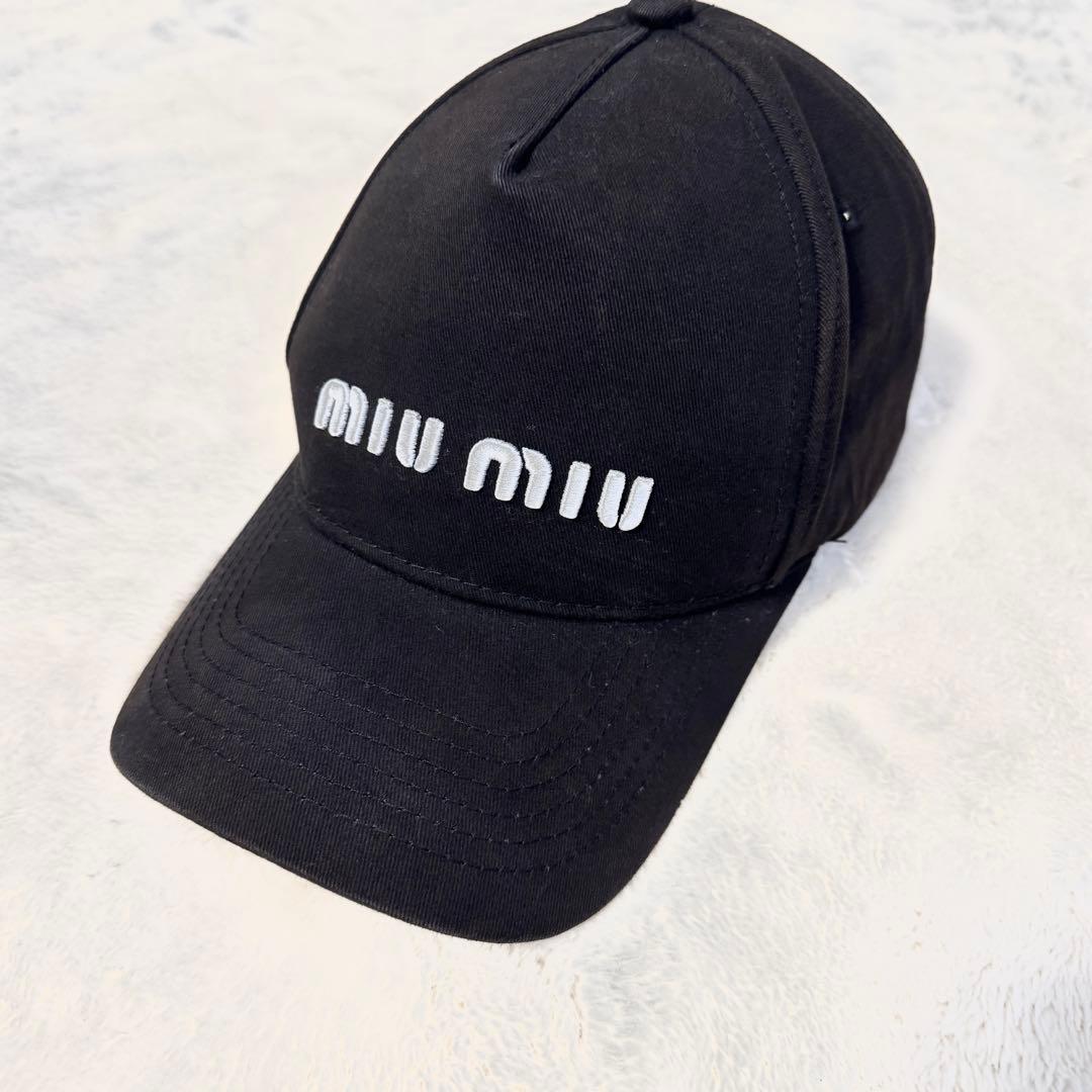 【hikari様】miu miu ミュウミュウ　ベースボールキャップ　正規品