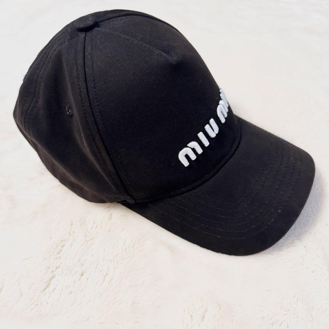 【hikari様】miu miu ミュウミュウ　ベースボールキャップ　正規品