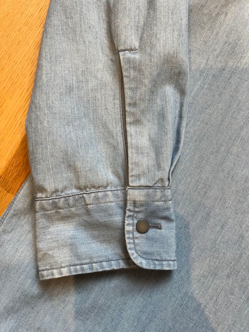 nanamica SUGF359 シャツ 長袖 インディゴ M