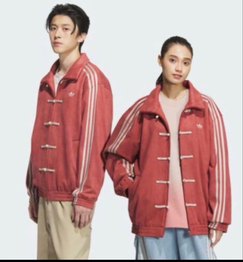 adidasアディダス 中国限定 蛇年トラックジャケット レッド Mサイズ”