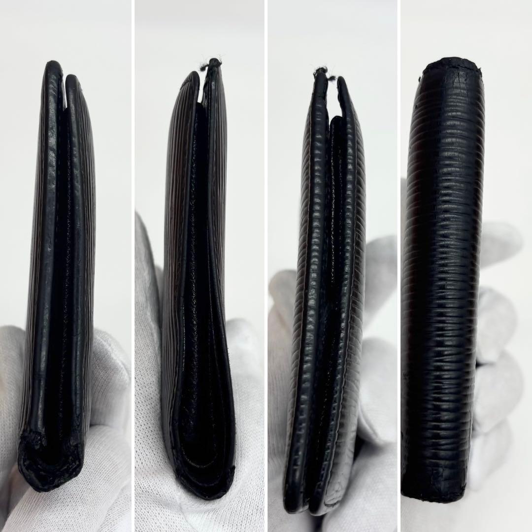 ✨超美品✨ルイヴィトン　ポルトフォイユマルコ　エピ　ブラック　折り財布