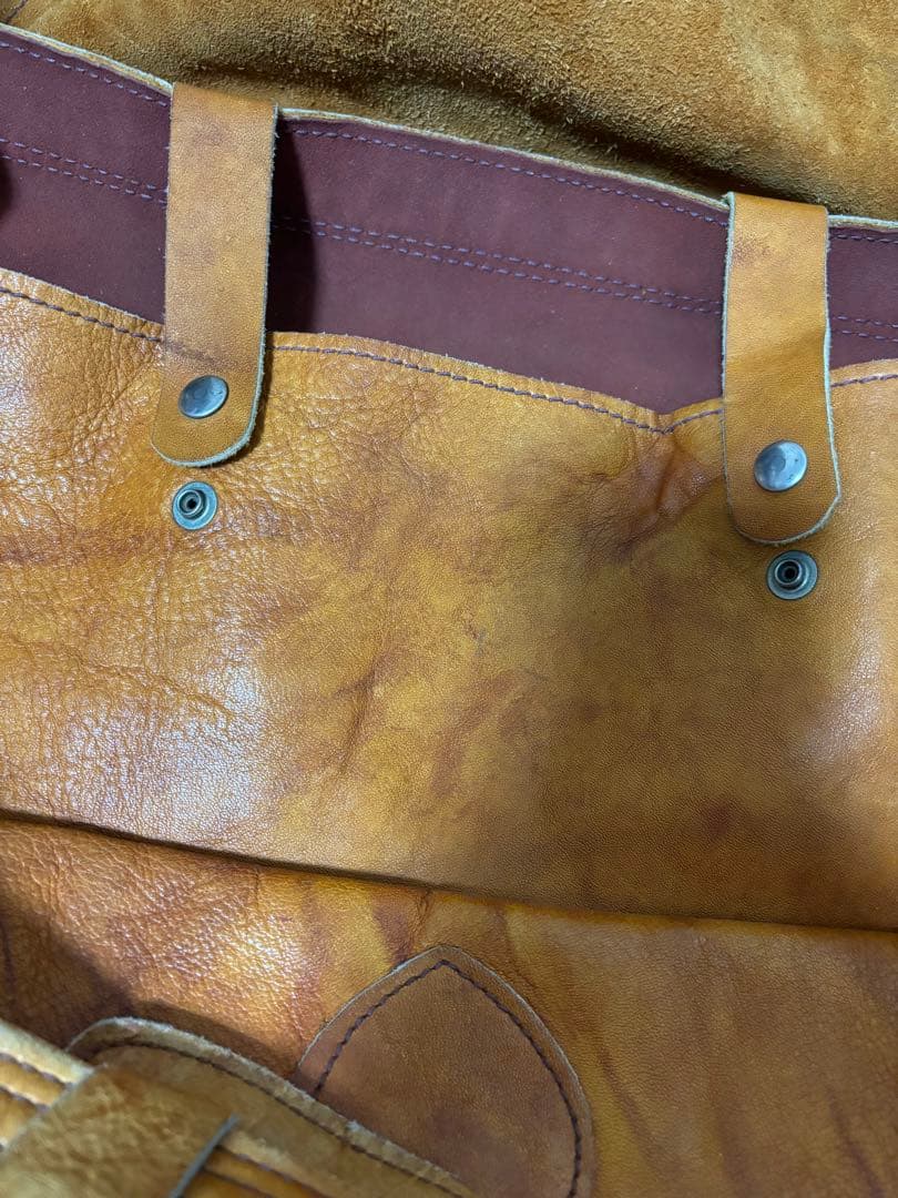60s ヴィンテージ　レザーメールバッグ　leather mail bag