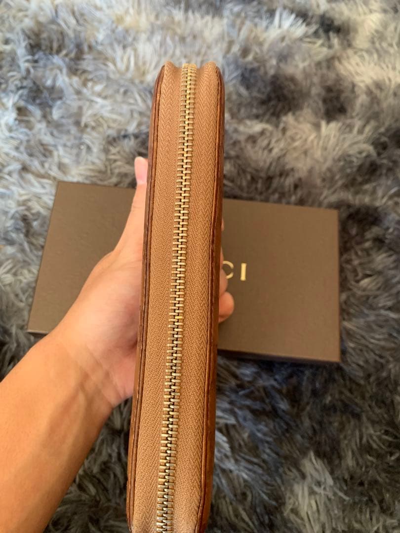 GUCCI 長財布 ブラウン 箱付き