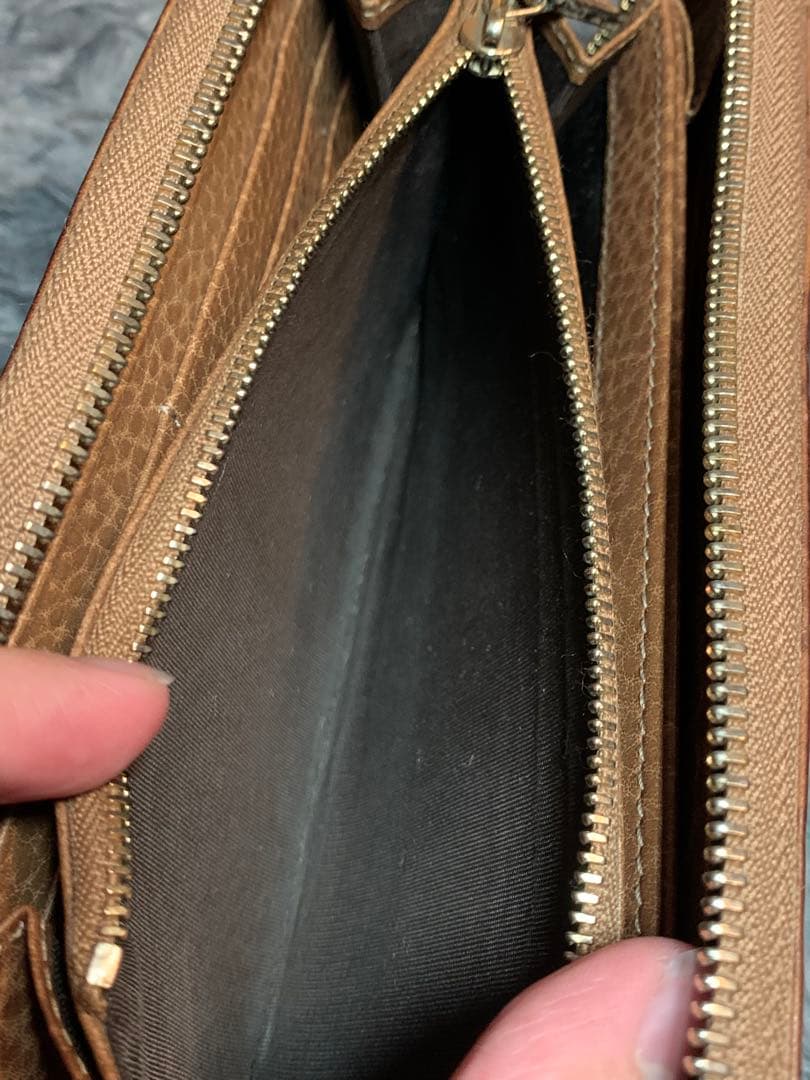 GUCCI 長財布 ブラウン 箱付き