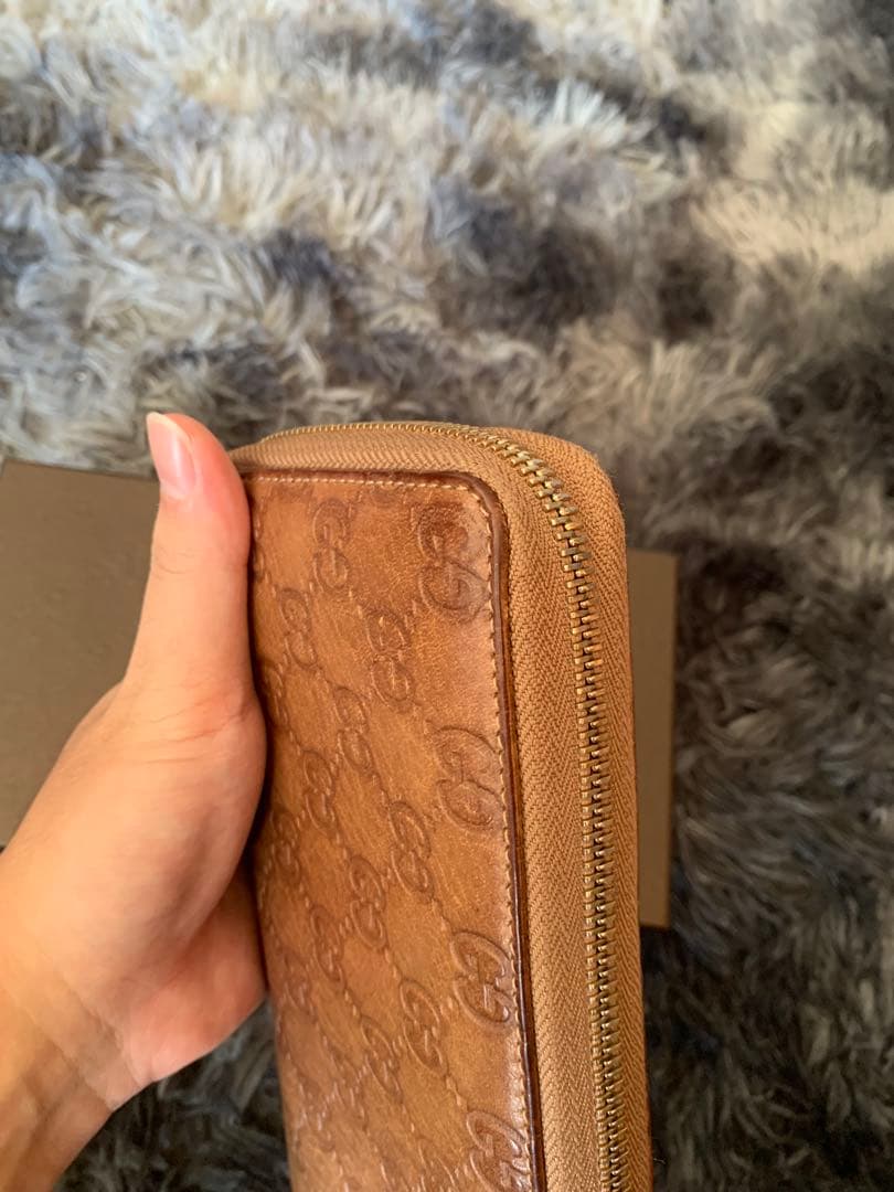 GUCCI 長財布 ブラウン 箱付き