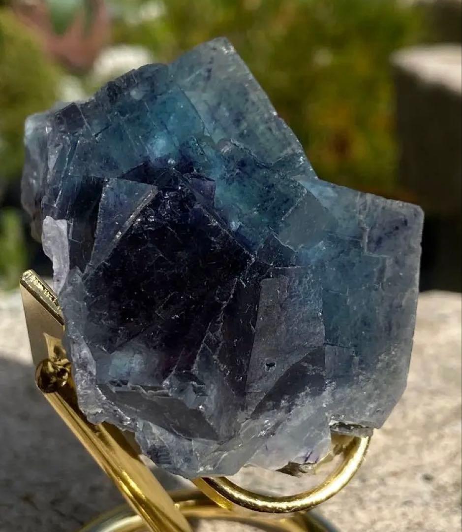 【最高品質】希少！ヤオガンシャンブルーフローライト⭐️N102