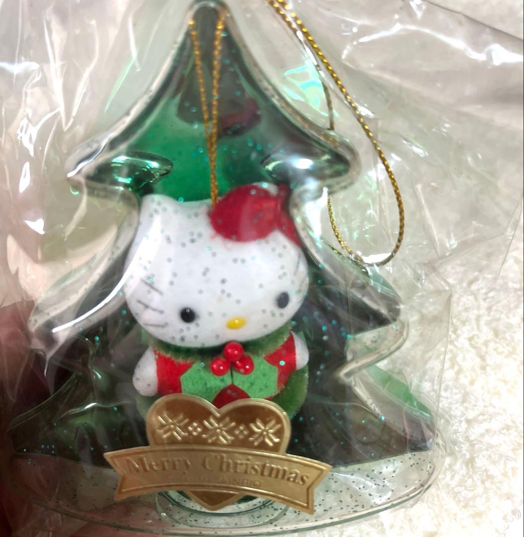 レア‼️キティ マスコット付きクリスマスカプセルツリーオーナメント