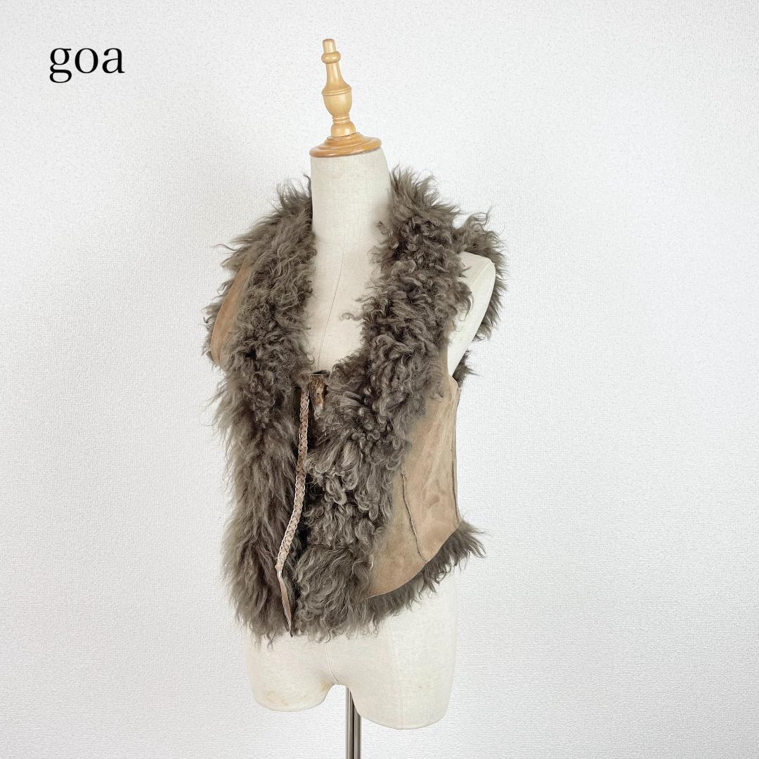 goa カルガンラム 本革 レザー ベスト