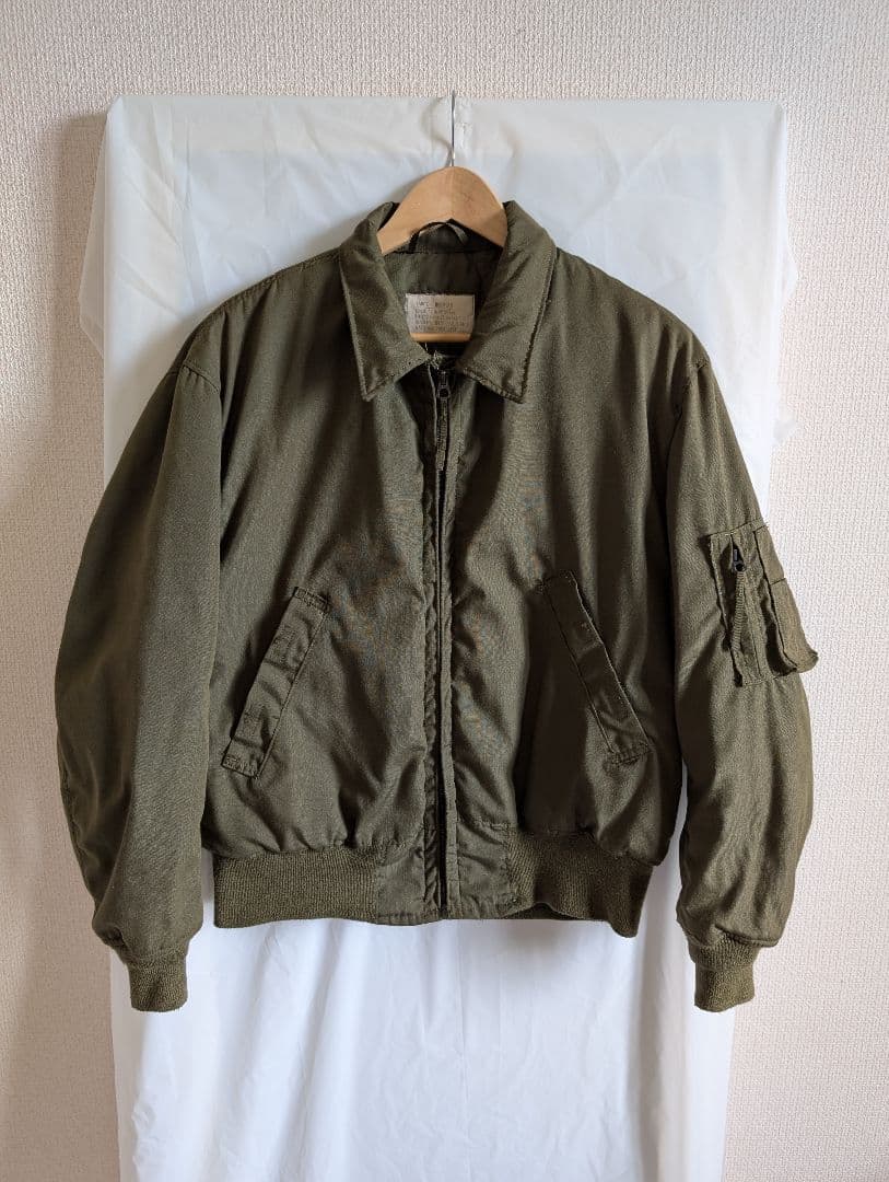 US ARMY フライトジャケット L-R ヴィンテージ ヘリクルー