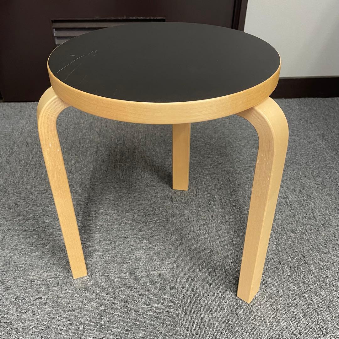 【送料込】アルテック Artek スツール60　黒　チェア　椅子