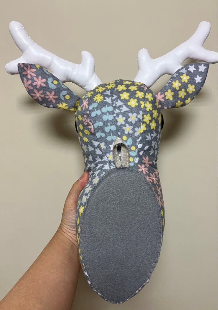 ぬいぐるみ　ハンティングトロフィー　シカ　ハンドメイド　デザフェス