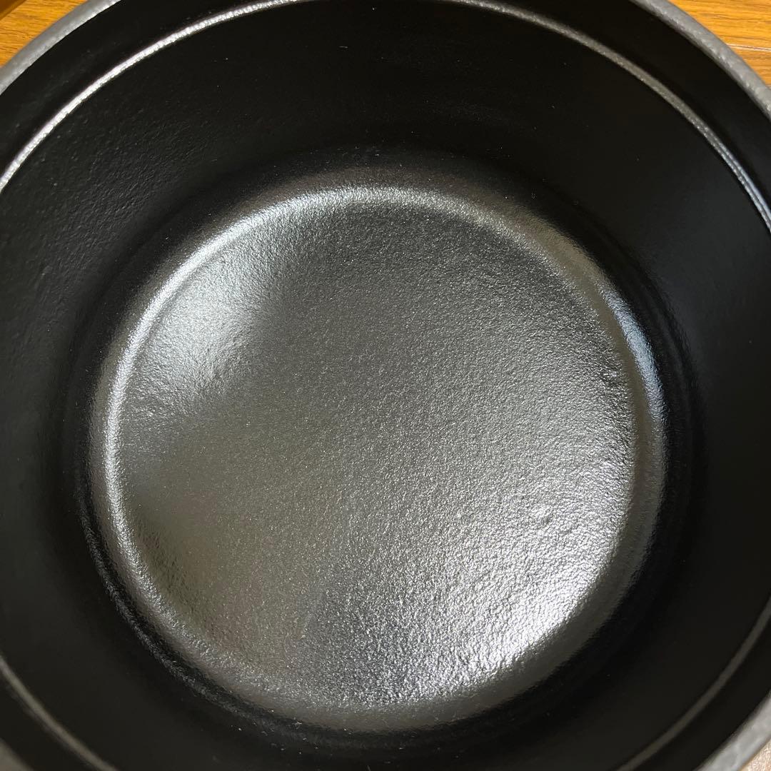 フランス製 両手鍋 イエロー 22