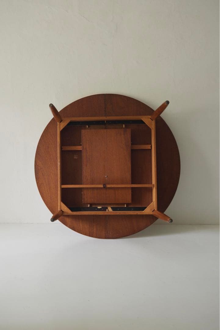 伸縮ダイニングテーブル　イギリスアンティーク　エクステンション