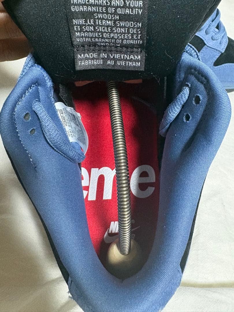 Supreme NikeSB Dunk Low Ocean Fog 北米限定