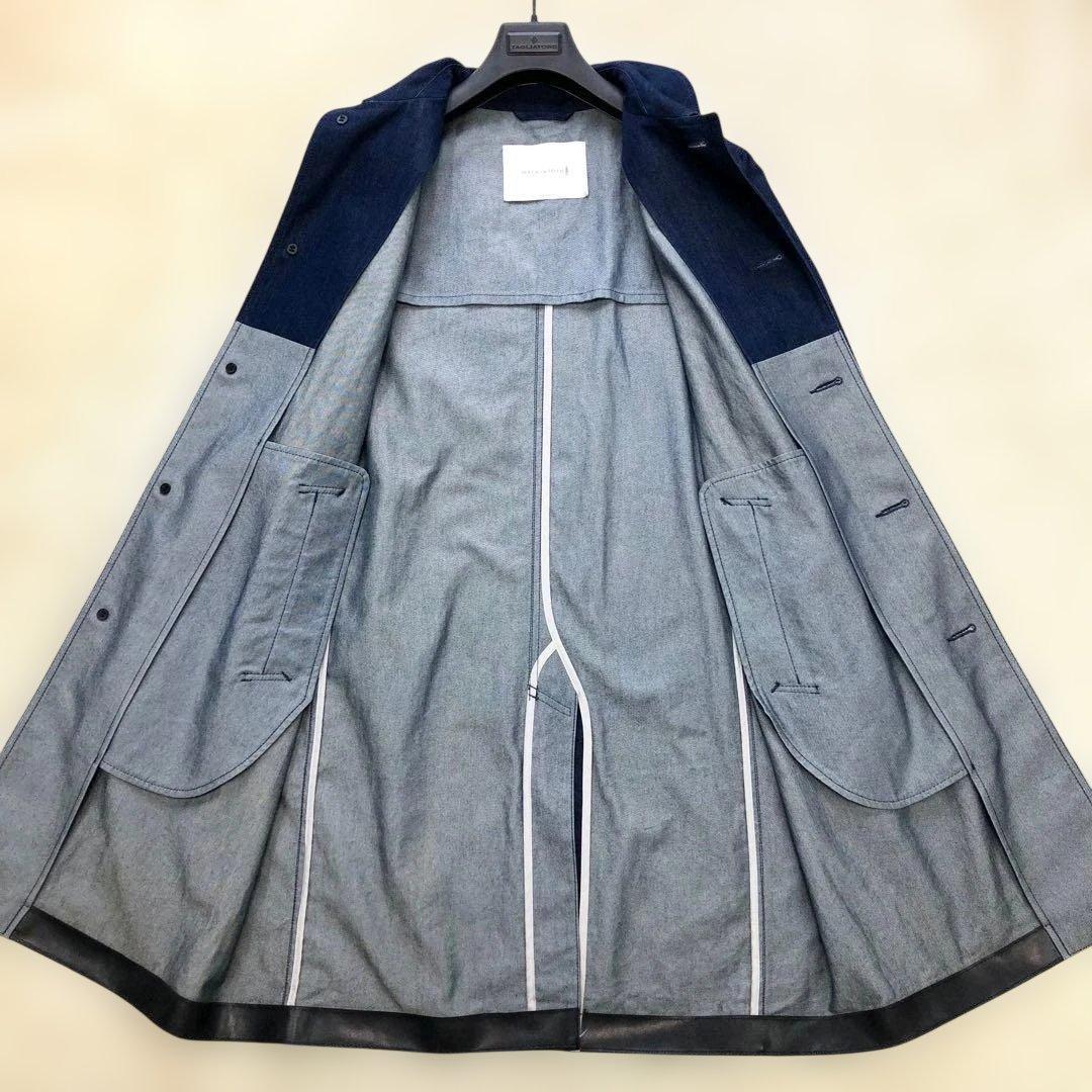 美品/白タグ⭐マッキントッシュ シングルブレストデニムコート 36/S位