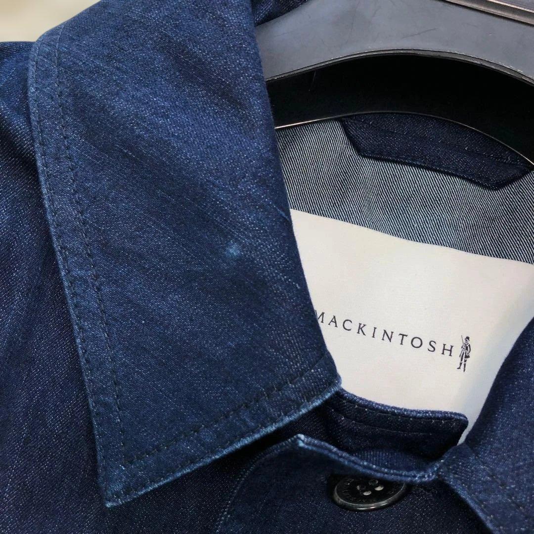 美品/白タグ⭐マッキントッシュ シングルブレストデニムコート 36/S位