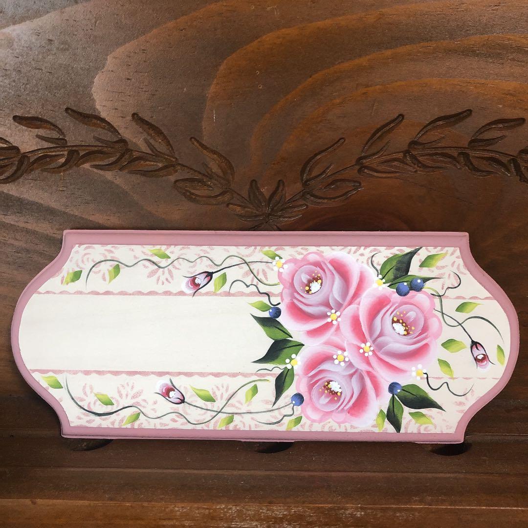 文字入れします♡薔薇のウエルカムボード