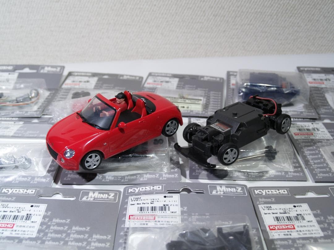 京商ミニッツ リット シャーシ＆ボディセット コペン※スペアパーツ16点付