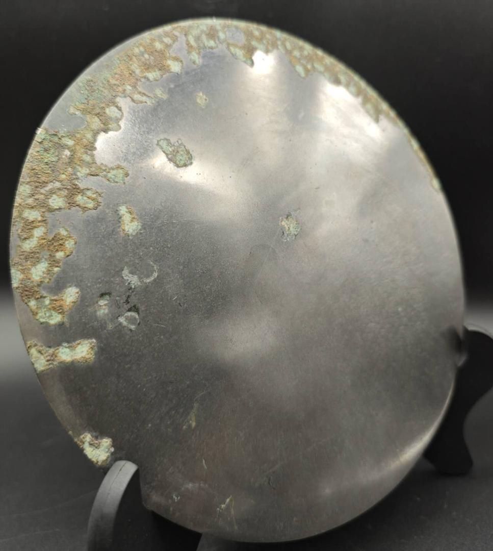 中国　唐時代　三角縁神獣鏡(E-24)