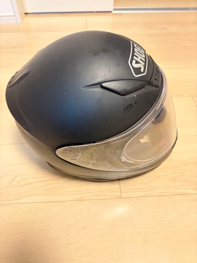 SHOEI ヘルメットz7 マットブラック　インカム、ミラーシールド付き