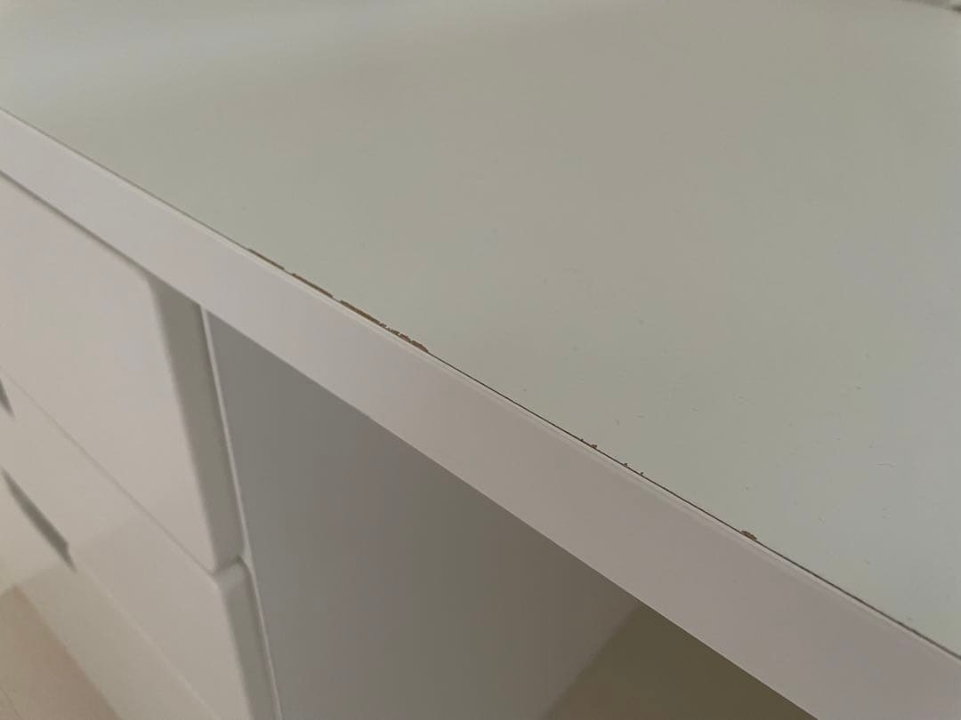 引き取り限定　IKEA ロフトベッド　stuva 机　引き出し付き　白　ホワイト