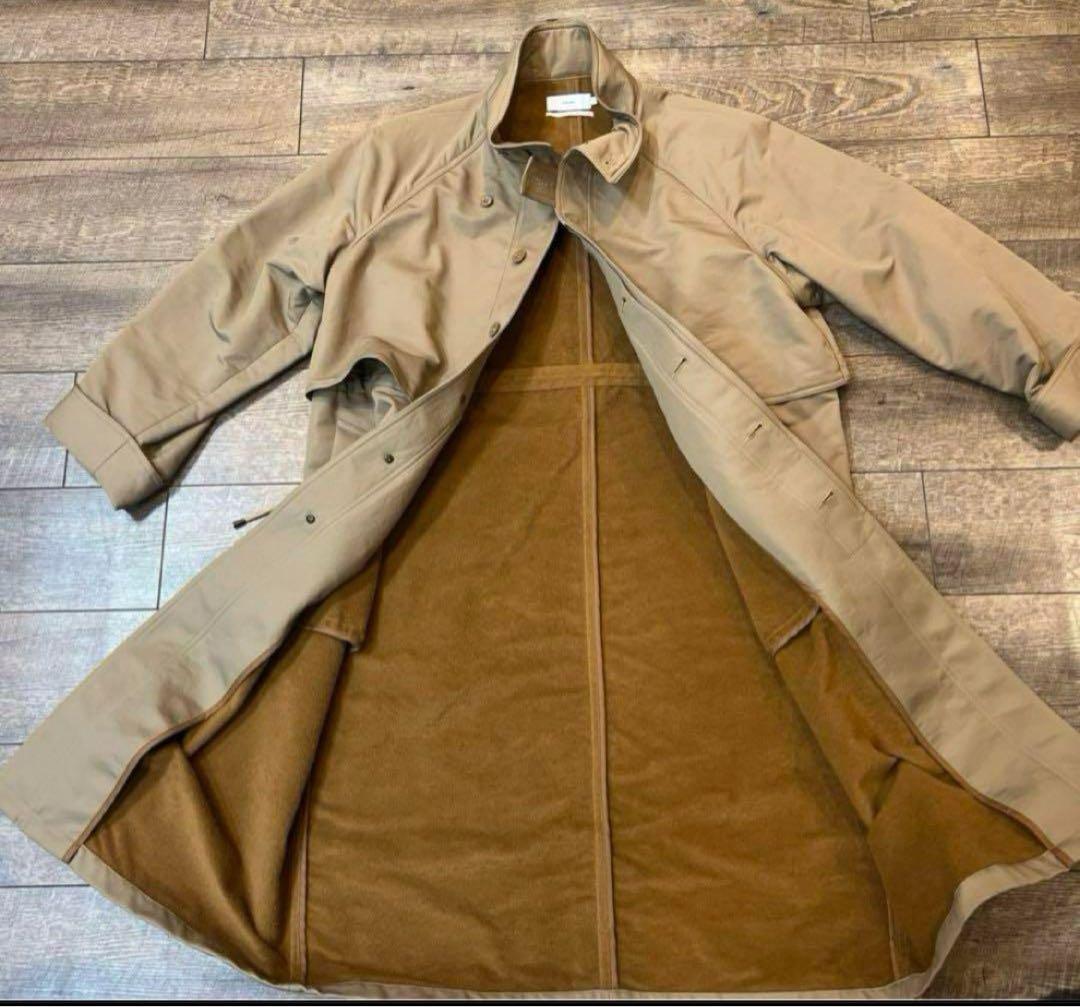大特価！DOUBLE FACE TWILL STAND COLLAR COAT