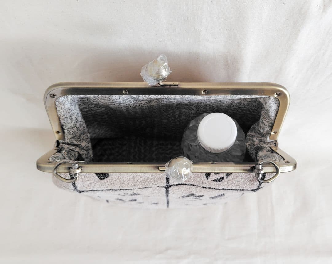 ミナペルホネン　Lulu（large）がま口　ショルダーバッグ