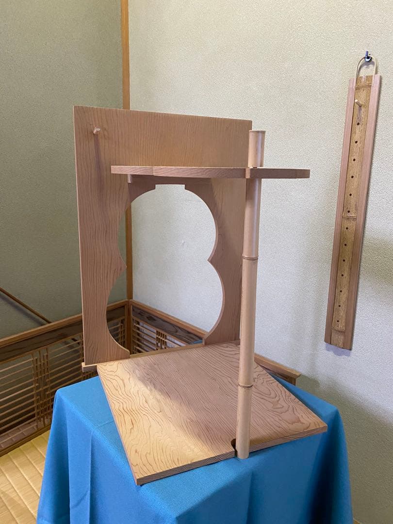 ⭐️本日限定⭐️茶道具/瓢棚 淡々斎好写 裏千家 組立式 ひさごたな
