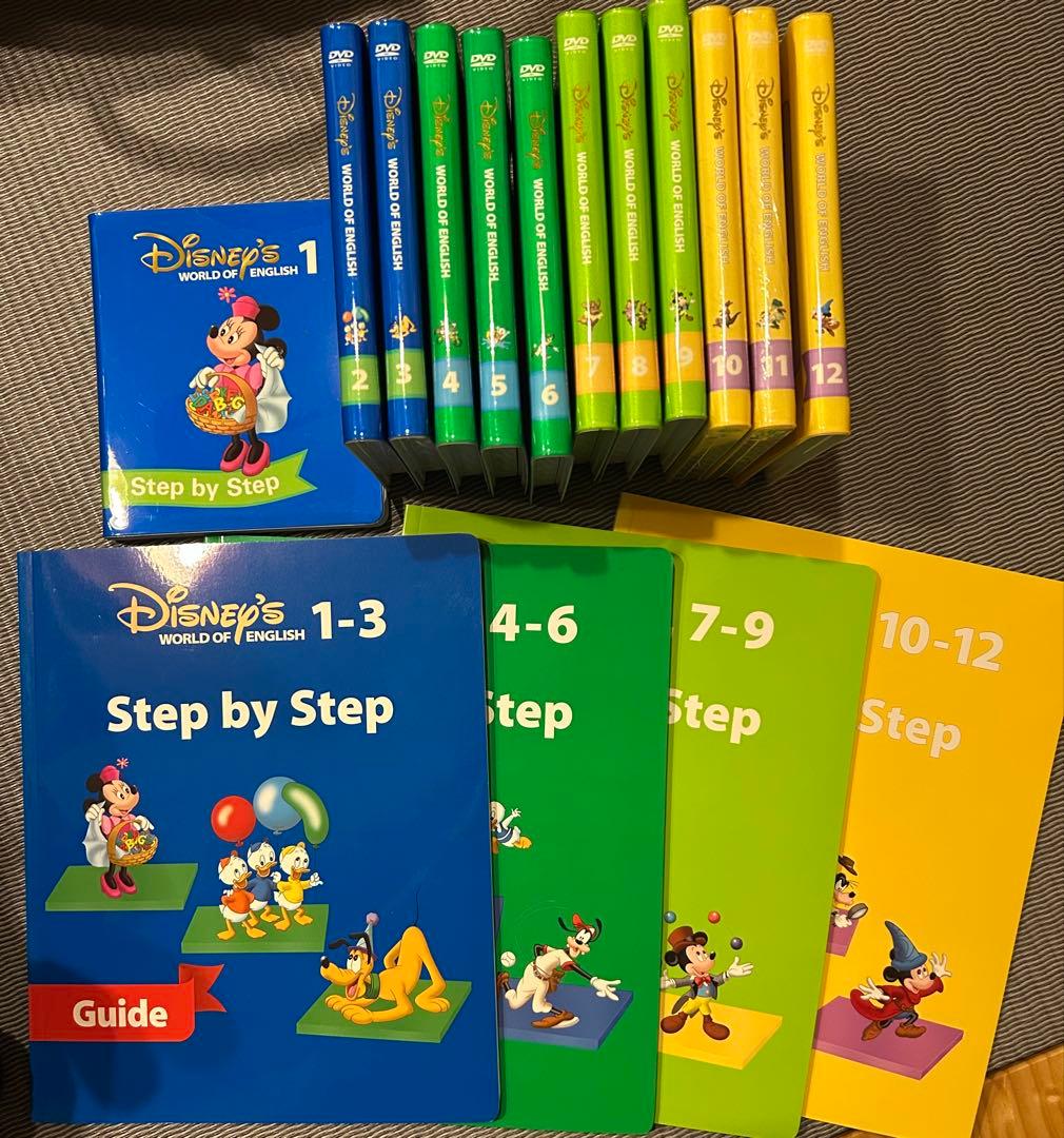 DWEディズニー英語システム　ステップバイステップDVD プレイヤー&リモコン付