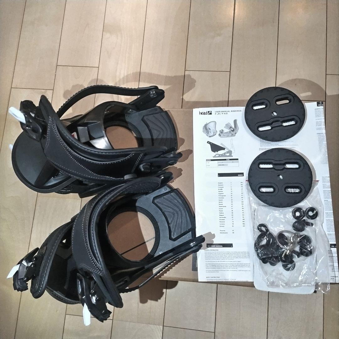 キッズhead P JR MU スノーボードビンディング Sサイズ ブラック