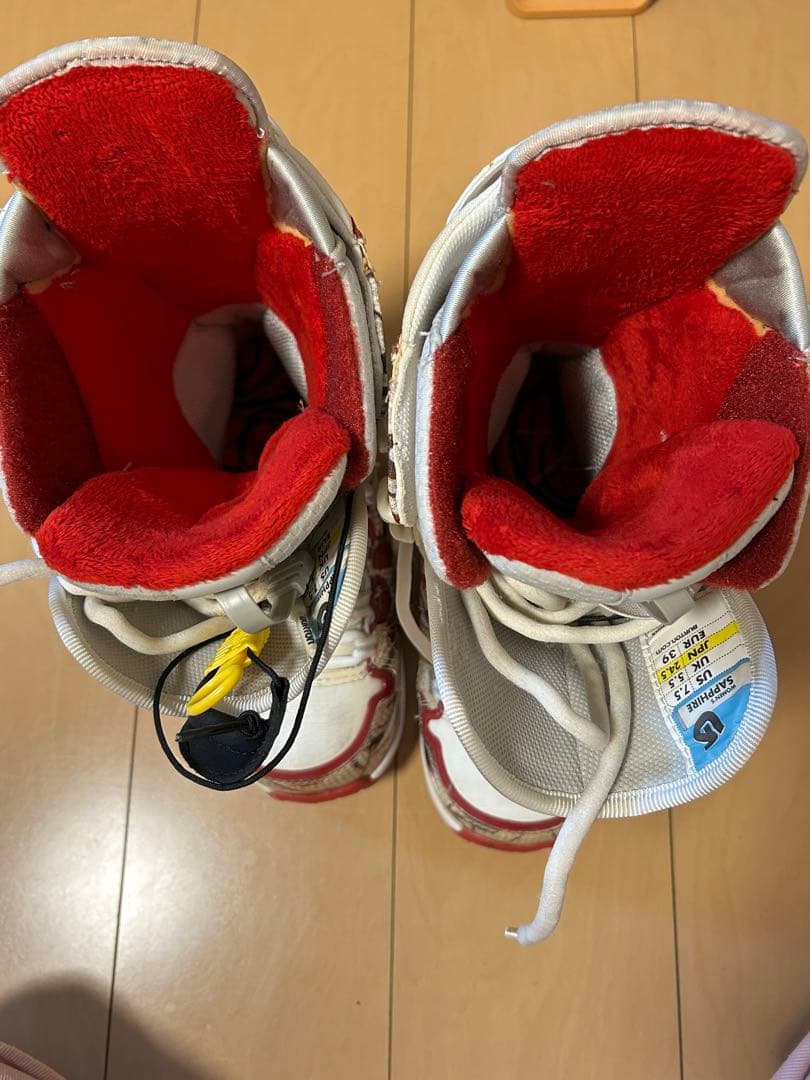 スノボードセット ネオンストーリー　板　ビルディング付 バック ブーツ お手入れ