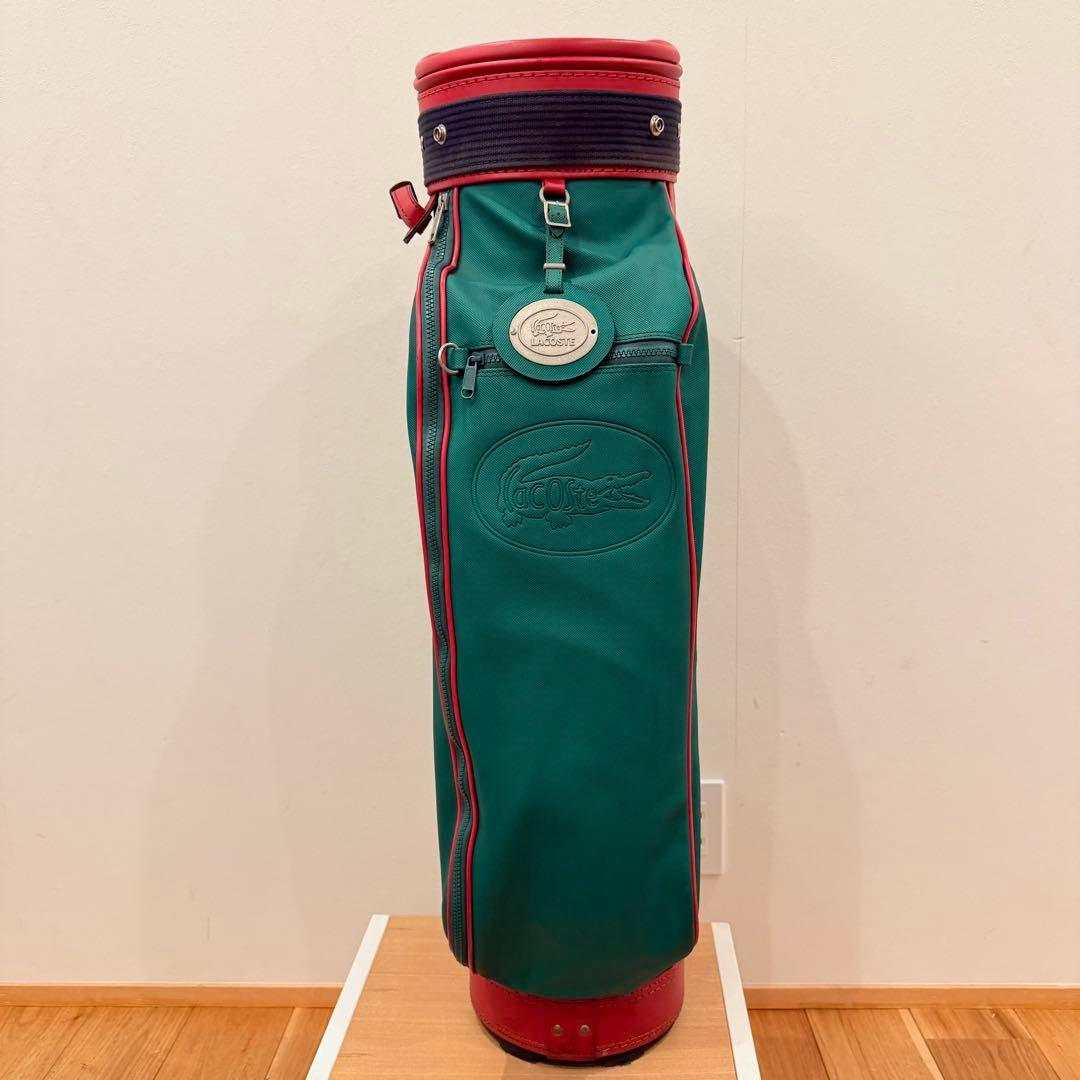 LACOSTE ラコステ8.5inch ヴィンテージ キャディバッグ フード付