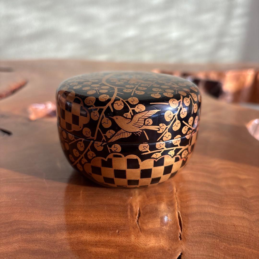 金蒔絵 平棗 茶道具