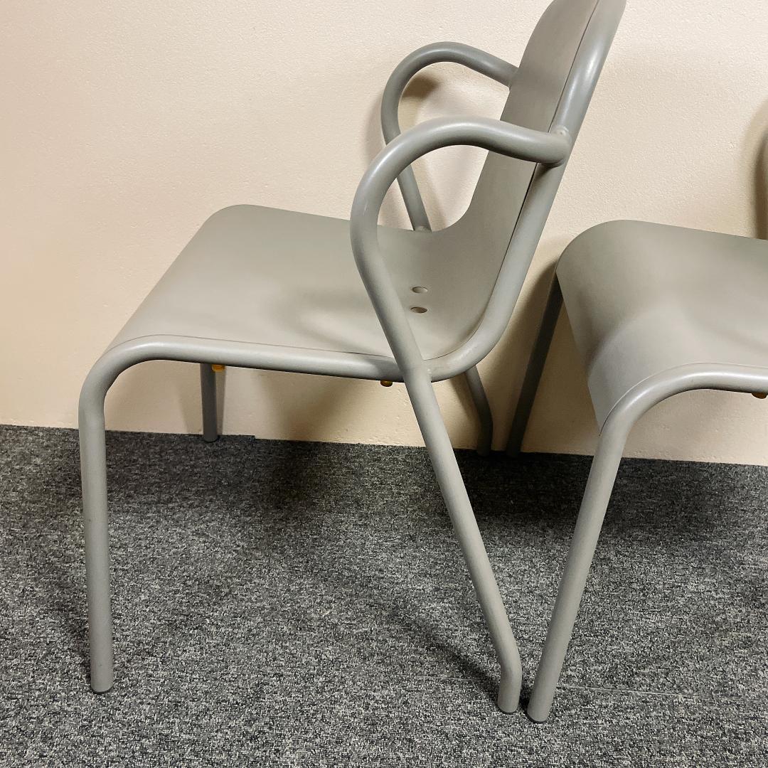 希少　IKEA TUNHOLMEN ガーデンチェア 2脚セット アルミ